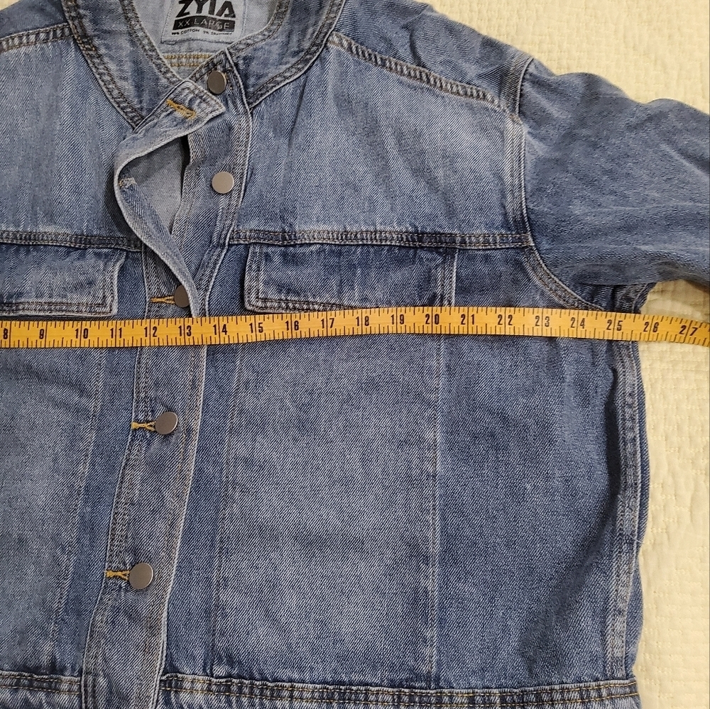 ZYIA  Crossroad Denim Jacket Size XXL - Picture 11 of 12